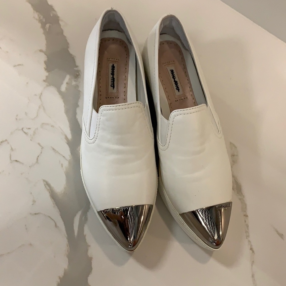 miu miu shoe size 37.5 toe cap sneaker